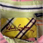 Robert Graham  Shirt Button Down‎ Size 10 Pink Plaid Long Sleeve Women's Photo 2