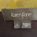 Karen Kane  Green Floral Print Long Sleeve Dress Photo 3