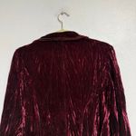 Lulumari  Burgundy Vintage Velvet Jacket Sz L NWT Photo 8