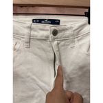 Abercrombie & Fitch Hollister ULTRA‎ HIGH RISE DAD JEAN White Size 3R Distress Rips Photo 5