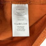 Anthropologie Mare Mare by Rust Orange Aimee Ruffled Blouse Women’s Size Med Photo 4