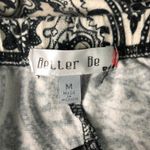 Better Be  Paisley Print Black/White High-Rise Leggings Juniors M Photo 1