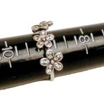 Sterling Silver 925  3 Flowers Ring Sz 9 Photo 11