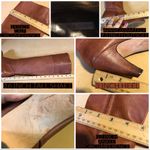 CYNTHIA VINCENT CHESTNUT BROWN LEATHER RIDING BOOTS W/HEEL (7) Photo 10