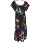 Jealous Tomato ‎ High Low Cover Me Up Dress Tropical Medium JD6983 Photo 5