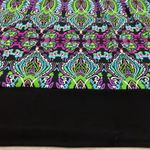 London Times Multicolor Cap Sleeve Above the Knee Dress Keyhole Back Size 10 Photo 6