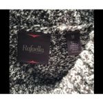 Rafaella Cowl Neck Black & Grey Marbled Cozy Sweater size Medium Photo 8