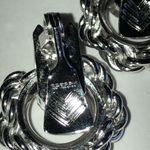 Sperry  Brand Vintage Silver Tone Twisted Rope Boho Earrings Photo 5