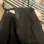 Birdy Grey  Sweetheart V-Neckline Floor Length Chiffon Dress Black  (Kaia) L NWT Photo 10