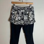 Coolibar patterned skirt skort leggings UPF bottoms Black Size M Photo 3