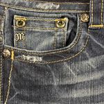 Miss Me Signature Rise Skinny Jeans Dark Wash Gold Cross Pocket JP592652 Size 28 Photo 12