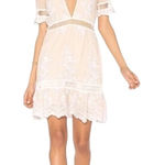 Saylor ‎ Dress Women XS Cream Ivory Floral Lace Embroidered Alexa Mini Cocktail Photo 0