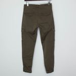 Kut From The Kloth Womens Reese Ankle Straight Leg Utility Pants 2 Green Cargo Photo 5