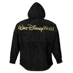 Disney NWT World 50th Anniversary Spirit Jersey Hoodie Gold And Black Castle Photo 1