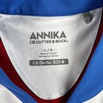 Cutter and Buck Annika  Shirt Women Large Golf Moisture Wicking Upf‎ 50 Photo 2