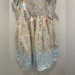 Peter Som  X RTR Blue Floral Belted Dress Size 6 Photo 10