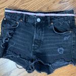 ZARA  | Destroyed Button Fly Cut Off Shorts Photo 7