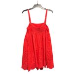 Maeve Anthropologie Sleeveless Eyelet Romper Jumpsuit Smocked Back Size Small S Photo 1
