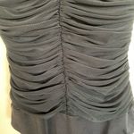 EXPRESS Black Ruched Body Contour bodysuit size small Photo 3