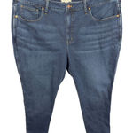 Madewell  Plus Size 28W Jeans‎ Skinny Dark Wash Stretch Denim High Rise 563 Photo 0