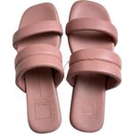 Dolce Vita Women's Low Heel Adore Rose Leather Flat Sandals Sz 7.5 NWOT Pink Photo 0