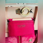 Juicy Couture  Pink Velvet Mini Backpack Gift Set Card Case Keychain Charm NWT Photo 2