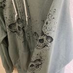 Project Social T Skull Zip-Up Hoodie Sweatshirt Photo 3