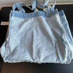 frame denim FRAME 100% Cotton Denim Tote Bag - Preowned Photo 3