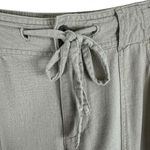 Cabela's Tan Linen Viscose High Rise Lightweight Capri Casual Pants Size 10 Photo 4