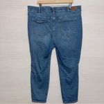 Lands' End Women's Plus Size 22W Medium Wash High Rise Ankle Skinny Jeans Blue Photo 6