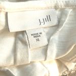 J.Jill  Womens Tunic Blouse Size XL‎ White Crochet Fully Lined Soft Coastal Boho Photo 6