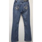 GRACE IN LA  Women's Jeans Blue Light Wash Embellished Mid Rise Boot Cut Size 26 Photo 15