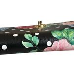 Bebe women's kimberly floral black small crossbody bag clutch gold hardware Photo 6