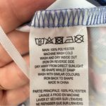 French Connection Women's Size Small Tank Blue Ruffle Floral Delicate Feminine Photo 6