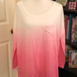 Tickled Teal 🎀HOST PICK🎀  NWOT oversize pocketed ombré blouse Photo 3