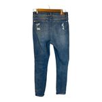 Judy Blue  Jeans Women's Size 7/28 Skinny Fit Pinstripe‎ Patch Distressed Denim Photo 1