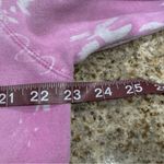 J. America  Pink White Floral Hand Painted Hoodie XL Photo 5