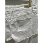 Paige  Denim White Raw Hem Cut Off Shorts Sz 29 Photo 4