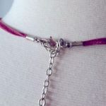 Tommy Hilfiger Leather necklace with Rhinestone Heart Photo 3