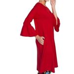 Agnes & Dora Elegant  Red Women's Dress with pockets Photo 1
