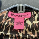 Betsey Johnson Jacket Womens Medium Black Faux Fur Edgy Gothic Whimsical Retro Photo 5