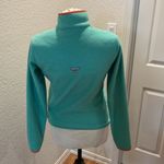 Columbia Women’s Fleece Jacket Sea Foam Green/Coral Pink EUC Sz Small Polyester Photo 4