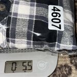 Tokyo Laundry Women’s Size M Black White Plaid Cotton Flannel Button Down Shirt Size M Photo 6