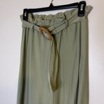 Derek Heart Olive Green Wide Leg Cropped Pants Size Small Photo 2