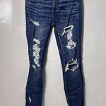 American Eagle  Jeans Women 4 Blue Jegging Crop Next Level Stretch Denim Photo 0