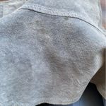 100% genuine leather MODA International Suede Leather Mini Skirt Size 6 Photo 7