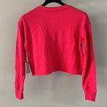 DKNY NWT metallic logo cropped pullover Photo 3