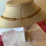 Vintage Signed “ Art Is Try T.M.” 4 Bands Choker 17” Gold Photo 3