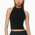 Aritzia NWT babaton sculpt knit halter crop Photo 0