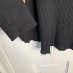 Free People  Spring Valley Black Thermal Lace-Trim Top W-128 Sz Small Photo 5